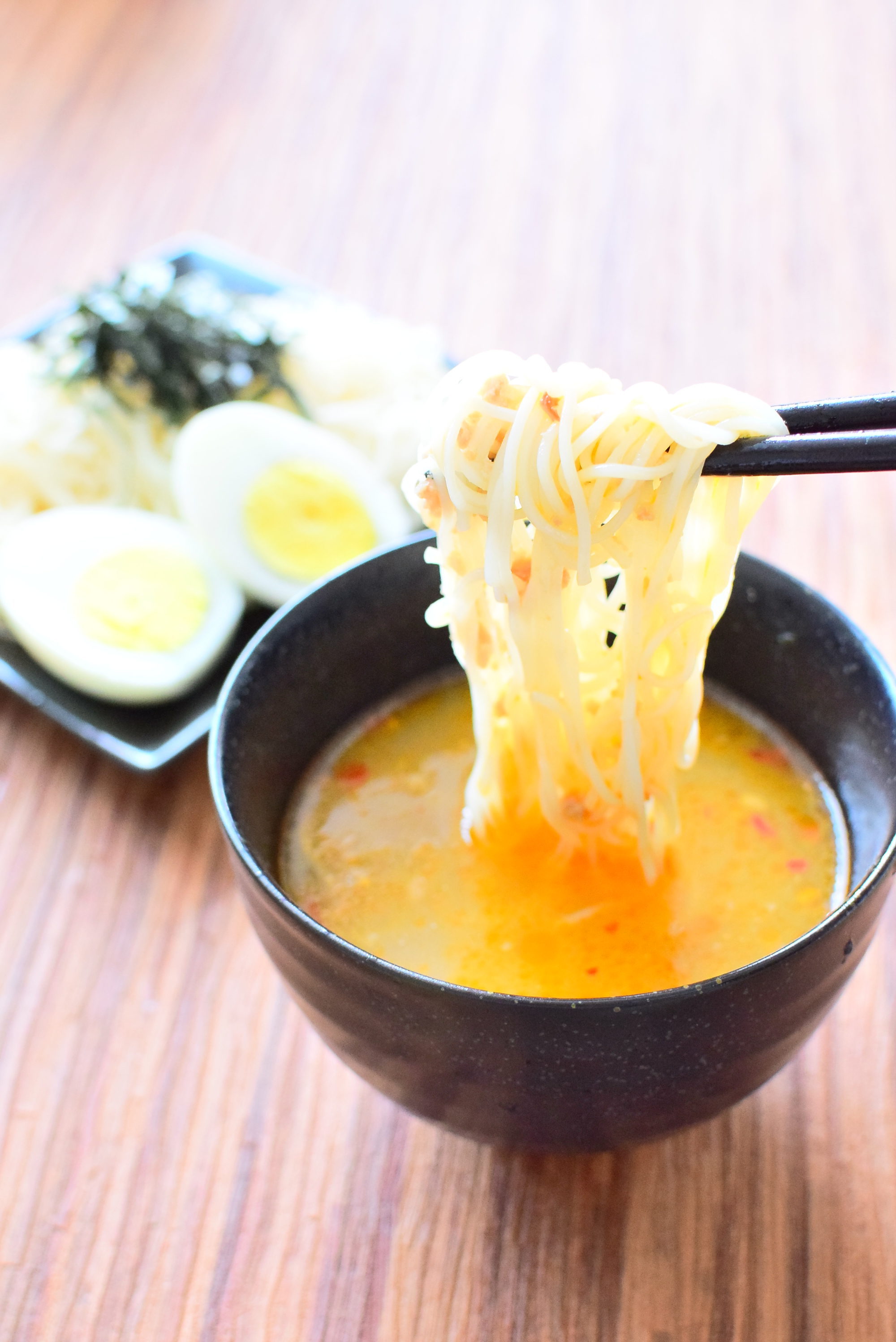 味噌つけそうめんのレシピ