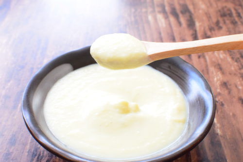 リンゴジャム入りさつまいもクリームのレシピの写真