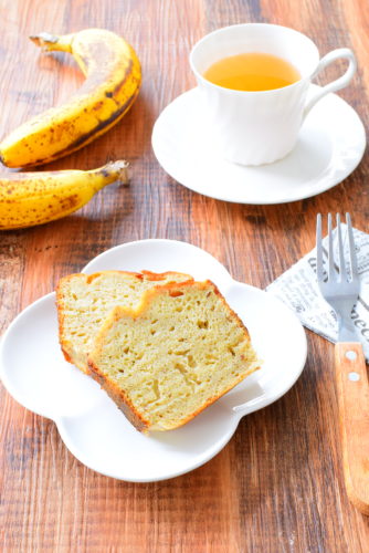 しっとりバナナパウンドケーキのレシピの写真
