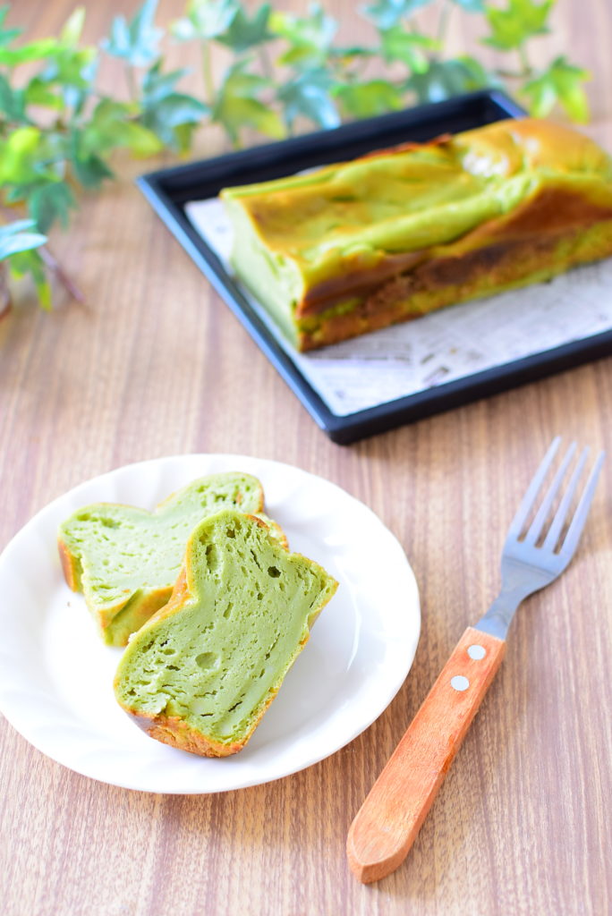 【豆腐入り】しっとり青汁バターケーキのレシピ
