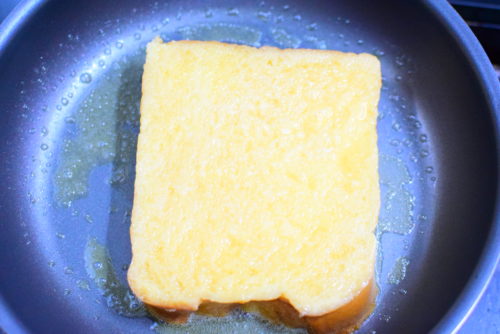 牛乳無し豆乳フレンチトーストのレシピの写真