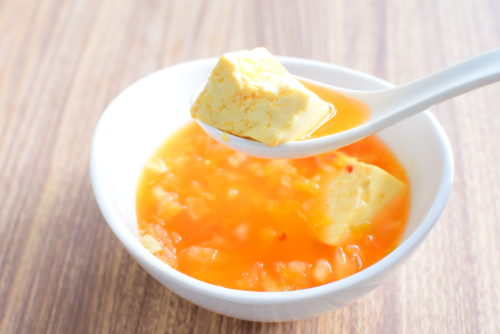 キムチ味噌スープのレシピの写真