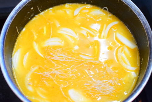 春雨入りみそスープのレシピの写真