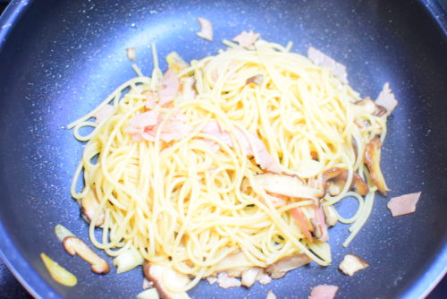 材料少ない！簡単オイマヨスパゲッティのレシピの写真