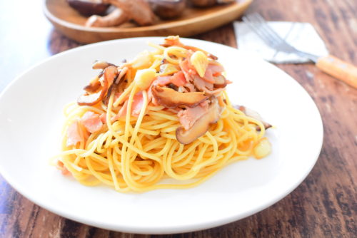 材料少ない！簡単オイマヨスパゲッティのレシピの写真