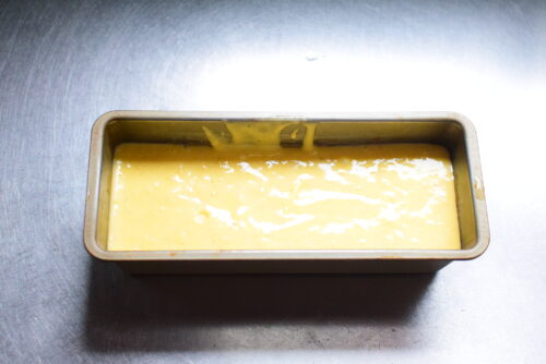 ホットケーキミックスで作るバターなし！バナナパウンドケーキのレシピの写真