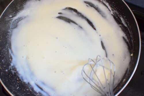 残ったポテトサラダのリメイク！ホワイトソースグラタンのレシピの写真