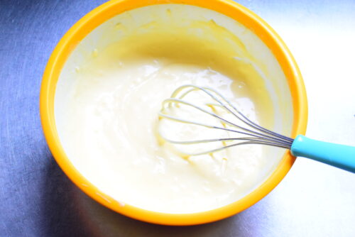 【生クリーム不使用】ヨーグルト入りベイクドチーズケーキのレシピの写真