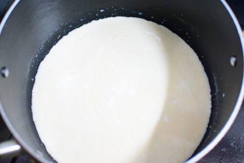 【ゼラチンで簡単】黒糖ミルクプリンのレシピの写真