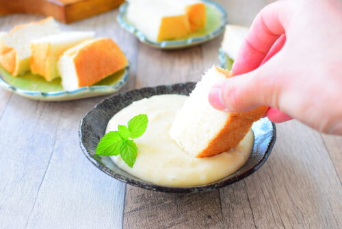 【食パンやアイスに】バナナミルククリームのレシピの写真
