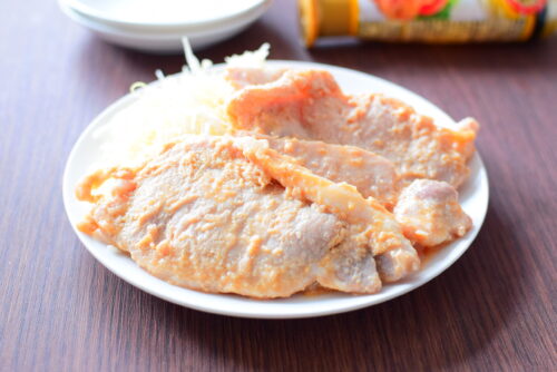 【ヨーグルトに漬ける】味噌入り豚の生姜焼き写真