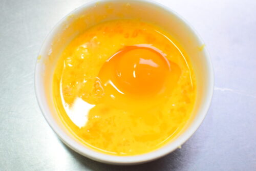 炒り卵で作るタルタルソースがけ♪豆腐のチキン南蛮風の写真