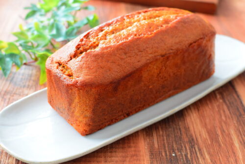【ホットケーキミックスで簡単】黒糖たっぷりパウンドケーキのレシピの写真
