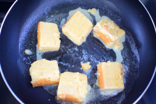 リメイクレシピ！バウムクーヘンのフレンチトースト風の写真