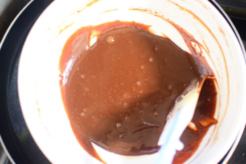 黒豆のリメイク！しっとり濃厚ガトーショコラのレシピの写真