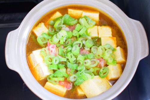 【カレー粉で煮込む】豚バラ豆腐のレシピの写真